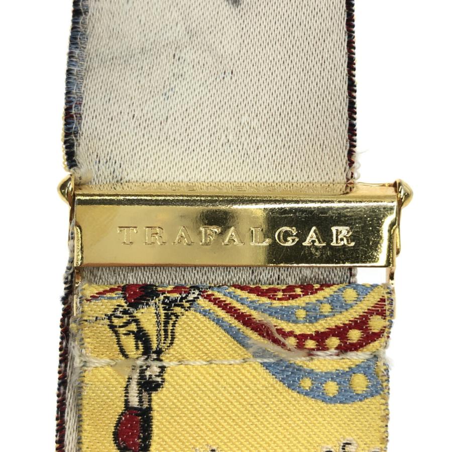 TRAFALGER トラファルガー　サスペンダー　アメリカ製　美品 ヴィンテージTRAFALGARトラファルガーメンズボタン留め本革