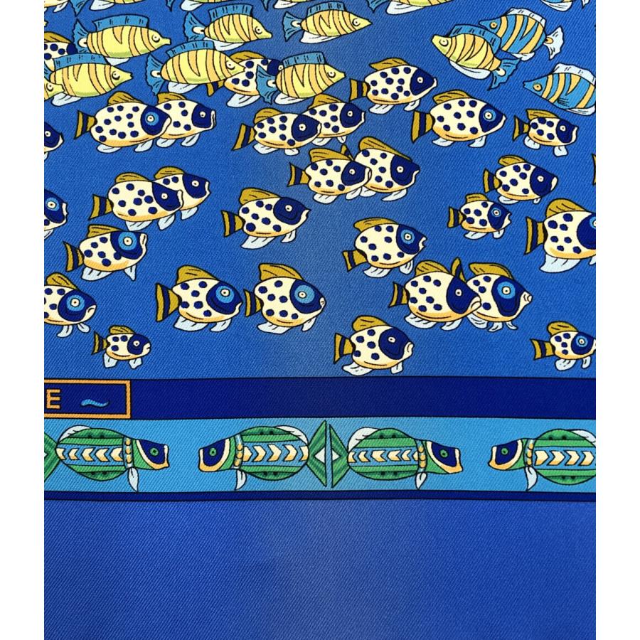 エルメス スカーフ カレ90 シルク100％ 大西洋の出会い RENCONTRE