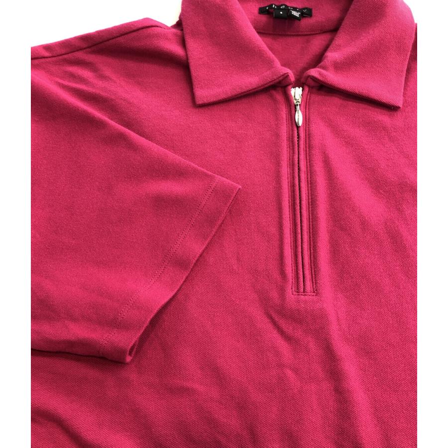 Theory 【セオリー】ハーフジップ ポロシャツ ブラック Sサイズ セオリー 半袖ハーフジップポロシャツ メンズ SIZE S (S) theory 中古