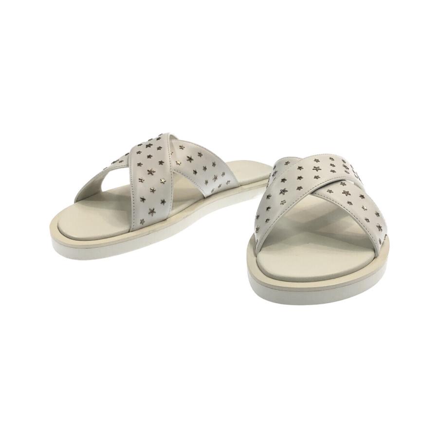 JIMMY CHOO ジミーチュウ スタッズ サンダル ヒール 靴 JIMMY CHOO 正規品 ジミーチュウ サンダル 厚底 ウエッジソール