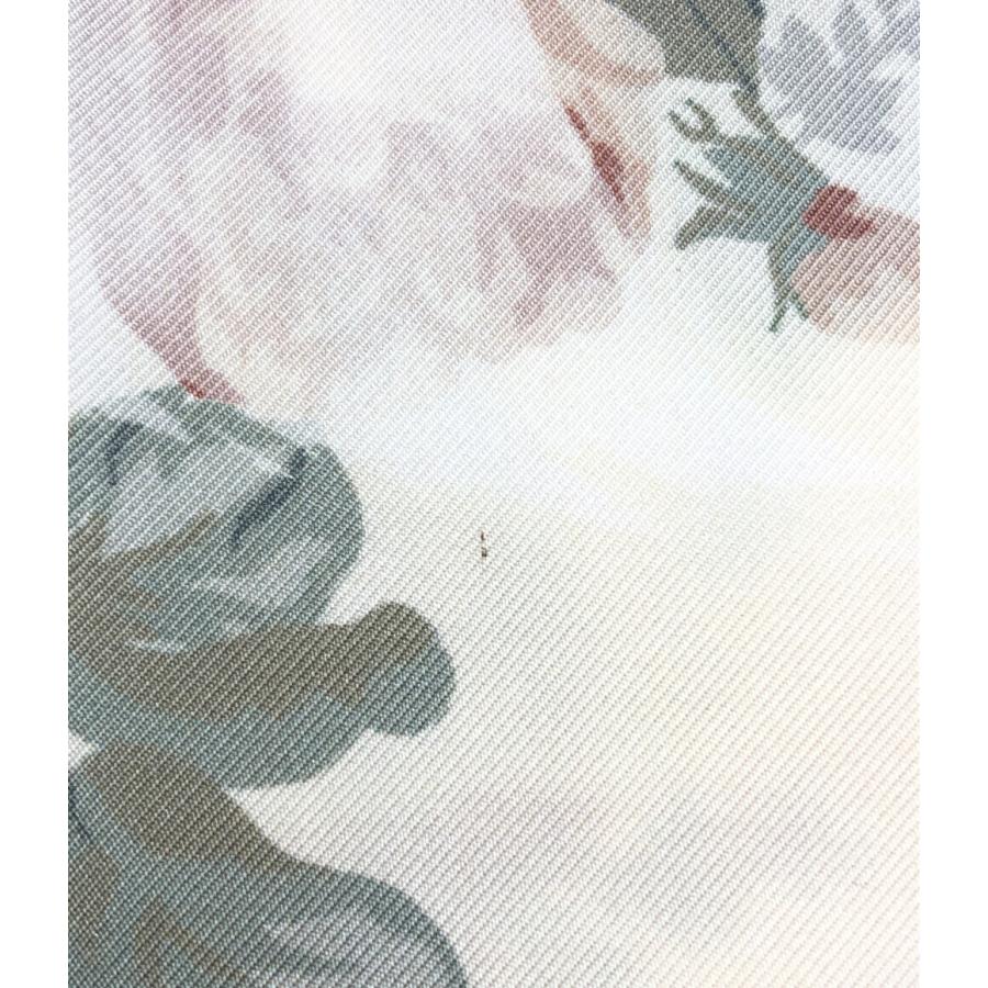 ロエベ スカーフ シルク100％ フラワーアナグラム レディース