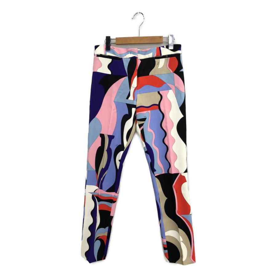 美品 エミリオプッチ センタープレスパンツ レディース SIZE 36 (L  