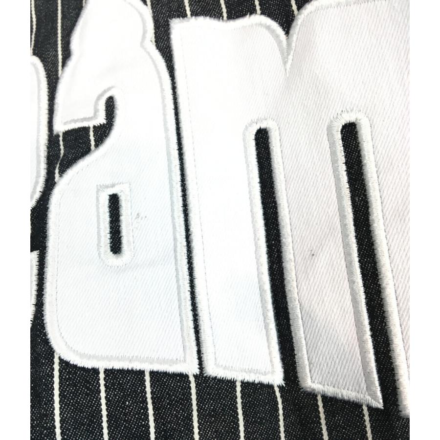 アイスクリーム ストライプベースボールシャツ メンズ SIZE S (S