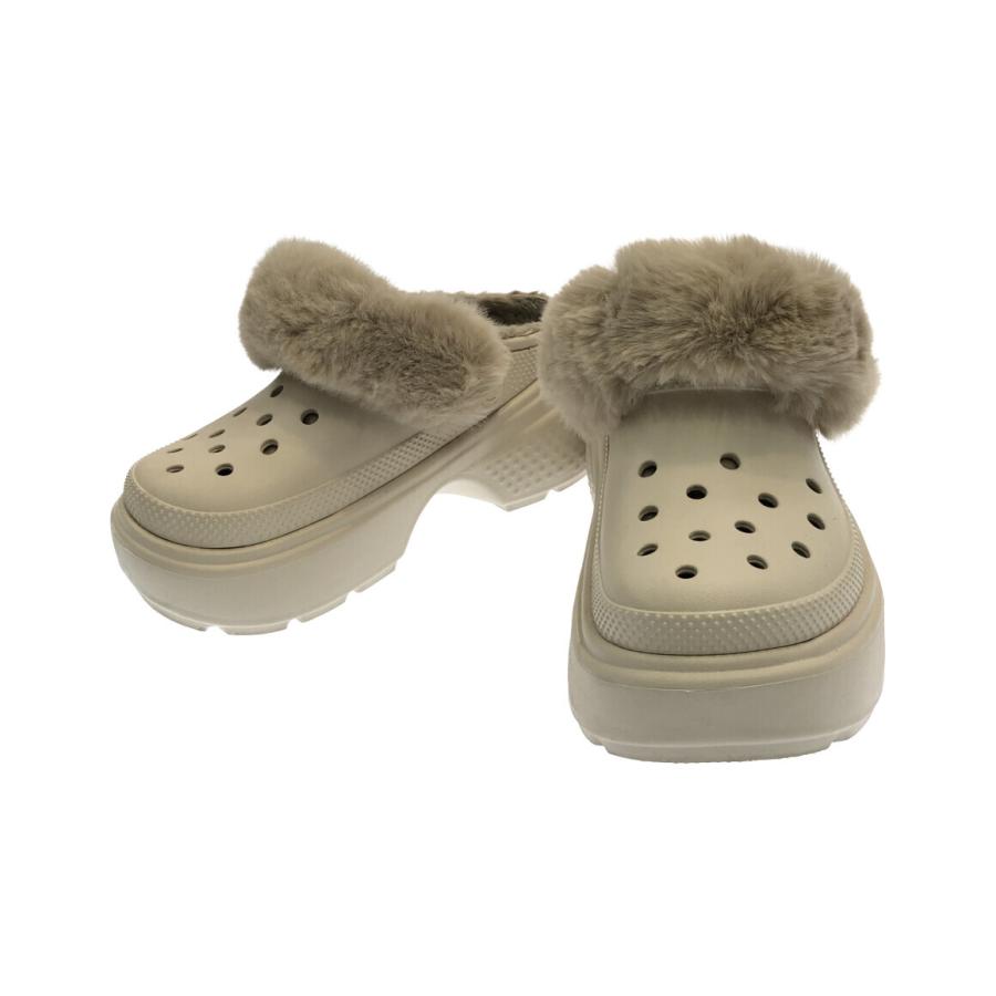 クロックス 厚底ファーサンダル レディース SIZE M5 (M) crocs 中古