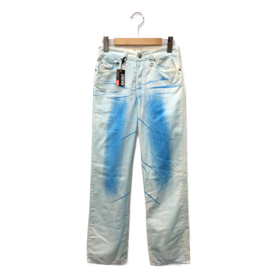 ディーゼル スプレーペイントデニムパンツ ボタンフライ レディース  