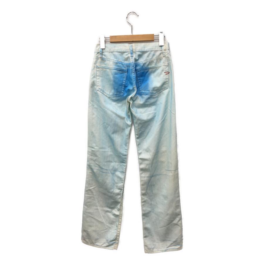 ディーゼル スプレーペイントデニムパンツ ボタンフライ レディース  