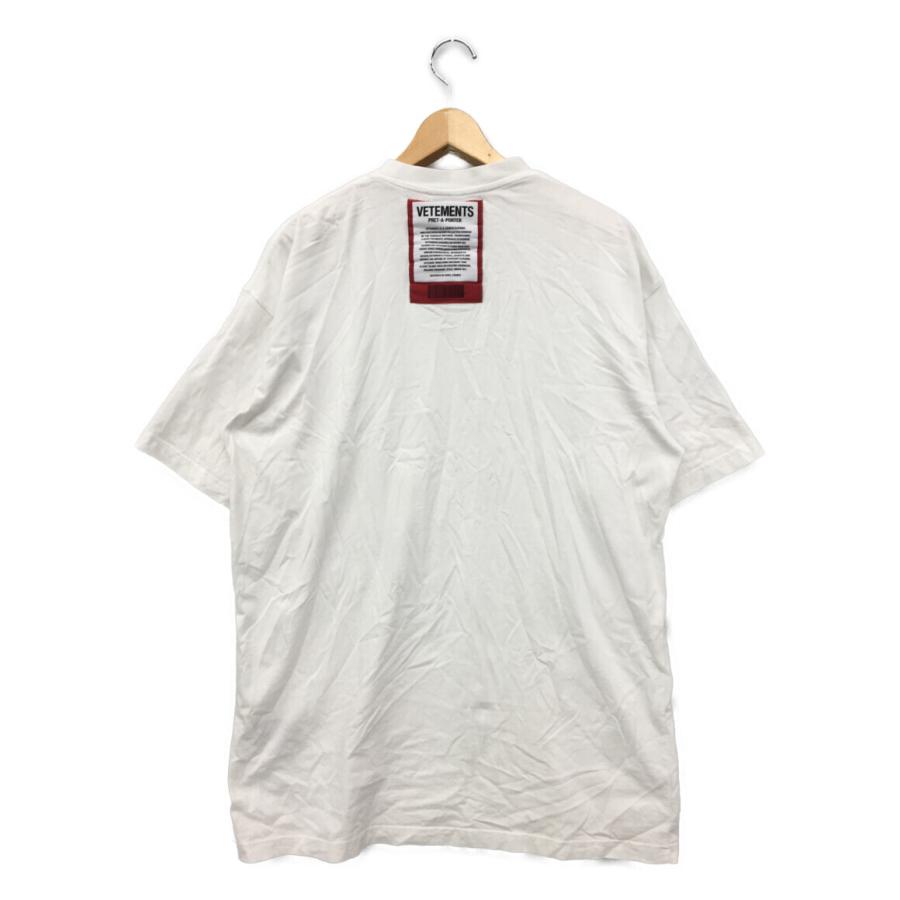 ヴェトモン オーバーサイズ半袖Tシャツ スモールロゴ バックロゴ ユニ 