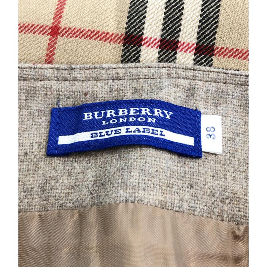 バーバリーブルーレーベル フレアスカート ノバチェック FLF55-626