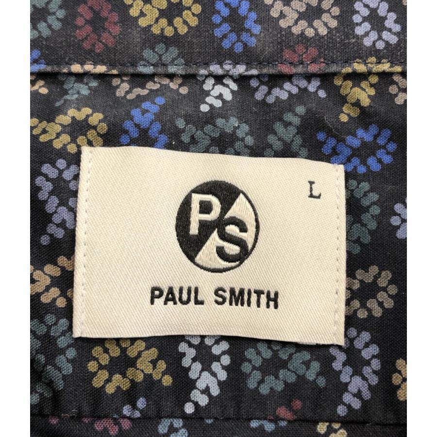 【現行品】Paul Smith ポールスミス　長袖シャツ　ペイズリー総柄　L Paul Smith - ポールスミス マルチカラー ペイズリー 勾玉 総柄