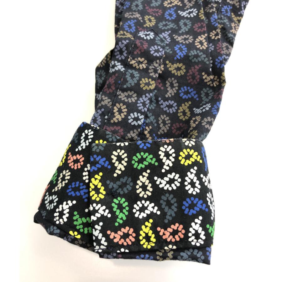 【現行品】Paul Smith ポールスミス　長袖シャツ　ペイズリー総柄　L Paul Smith - ポールスミス マルチカラー ペイズリー 勾玉 総柄