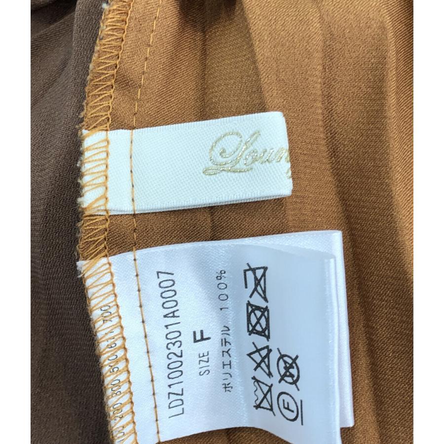 ラウンジドレス 配色プリーツスカート LDZ1002301A0007