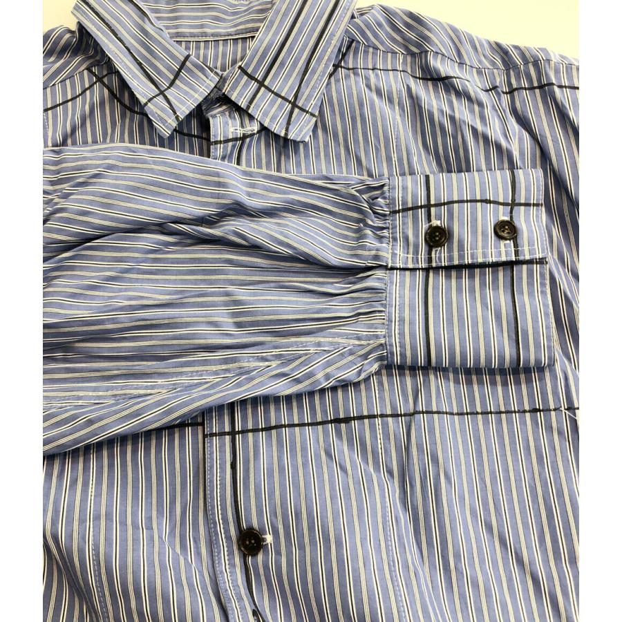 美品 ネメス 長袖シャツ ストライプ柄 メンズ SIZE NEMETH 中古