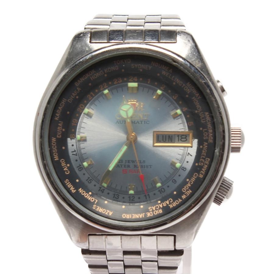 オリエント 469EE6-71 ワールドタイム 自動巻