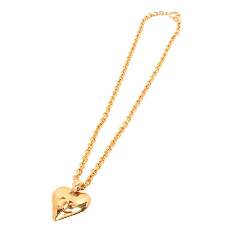 CHANEL シャネル ネックレス ココマーク ハートモチーフ 93P