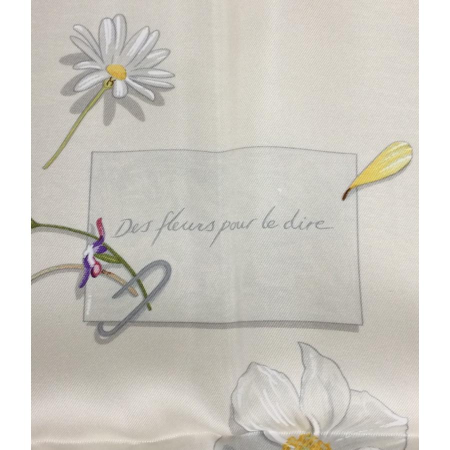 HERMES Des fleurs pour le dire（花の手紙）スカーフ