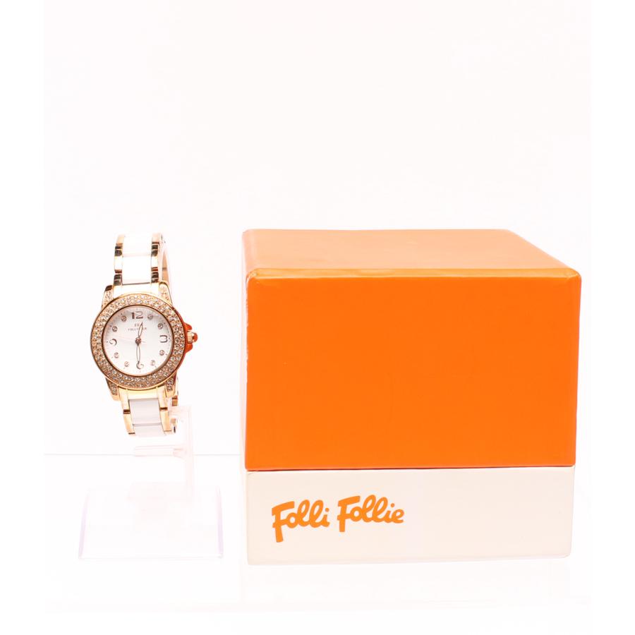 Folli Follie フォリフォリ 腕時計 クオーツ ホワイト WF0B048BSS-XX  