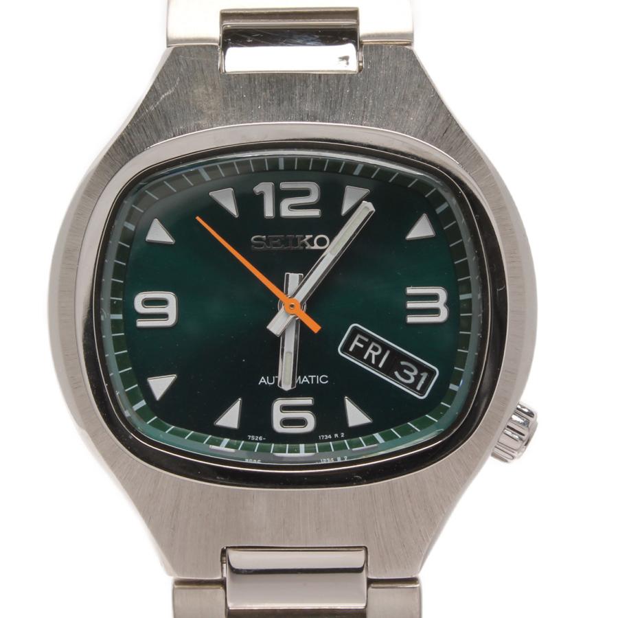 SEIKO セイコー 腕時計 S-WAVE 自動巻き グリーン 7S26-5010 SEIKO セイコー 腕時計 S-WAVE 自動巻き グリーン 7S26-5010