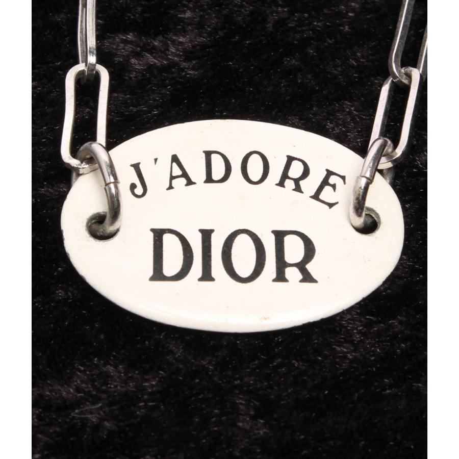 Christian Dior クリスチャンディオール プレート ネックレス J ADORE 