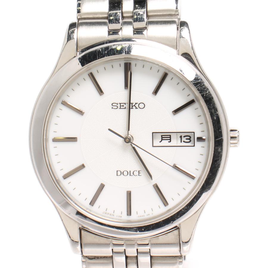 セイコー 腕時計 DOLCE ソーラー ホワイト V158-0AC0 メンズ SEIKO 中古 :aol0019898:rehello by  BOOKOFF - 通販 - Yahoo!ショッピング