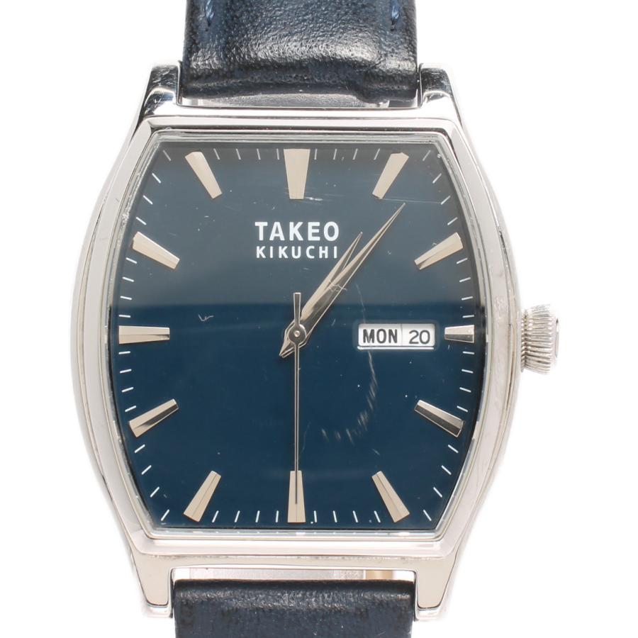 タケオキクチ 腕時計 アーカイブトノー クオーツ ブルー Tk50k5 メンズ Takeo Kikuchi 中古 Aol Hugall Fashion ハグオール 通販 Yahoo ショッピング