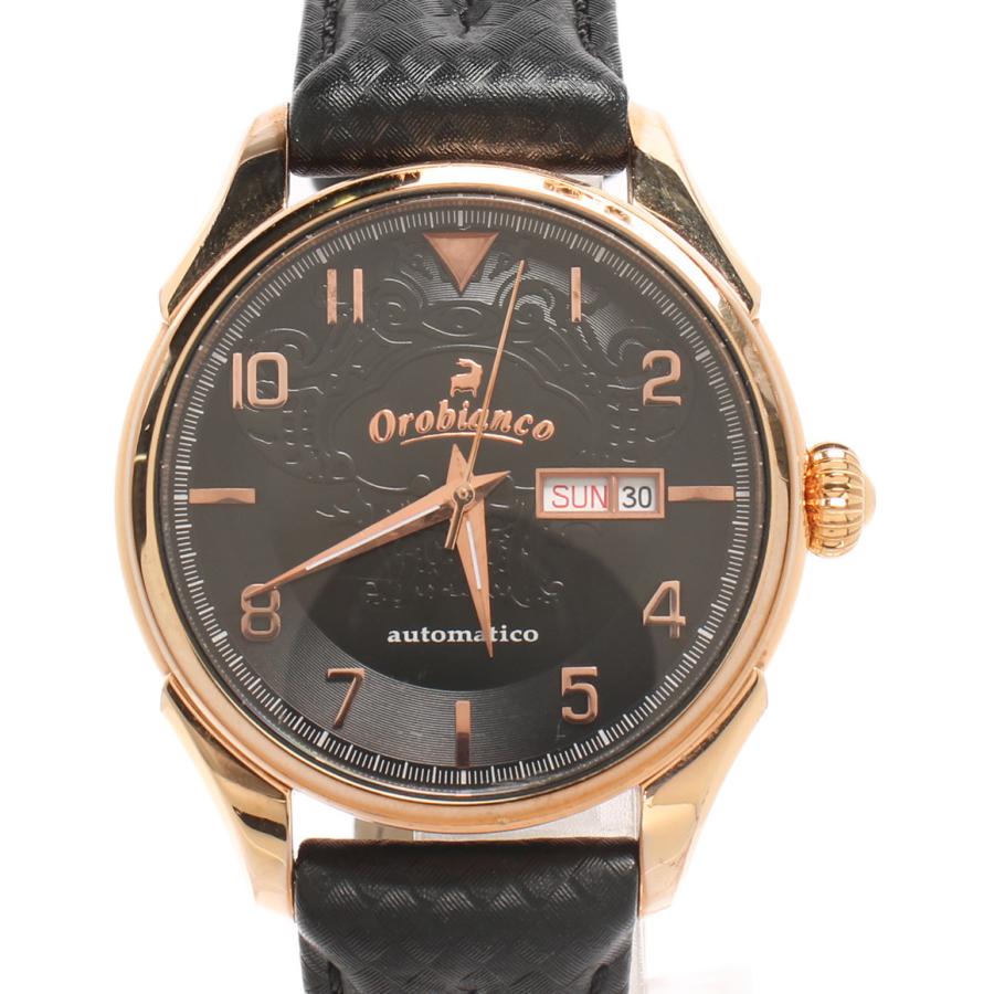 オロビアンコ 腕時計 自動巻き ブラック OR-0031 メンズ OROBIANCO 中古 :aol0020401:hugall fashion  ハグオール - 通販 - Yahoo!ショッピング