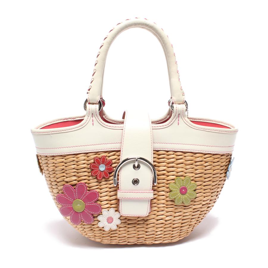 コーチ トートバッグ ハンド かごバッグ 花柄 4443 レディース Coach 中古 Aol Hugall Fashion ハグオール 通販 Yahoo ショッピング