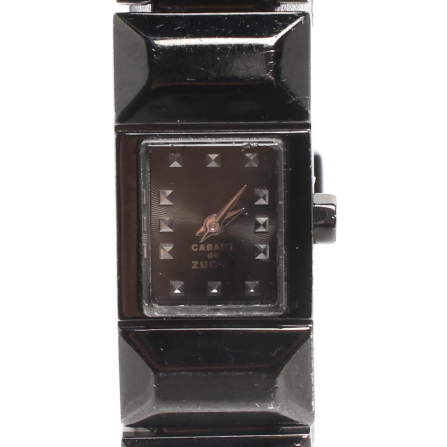 カバンドズッカ 腕時計 クオーツ ブラック V220-0AF0 レディース