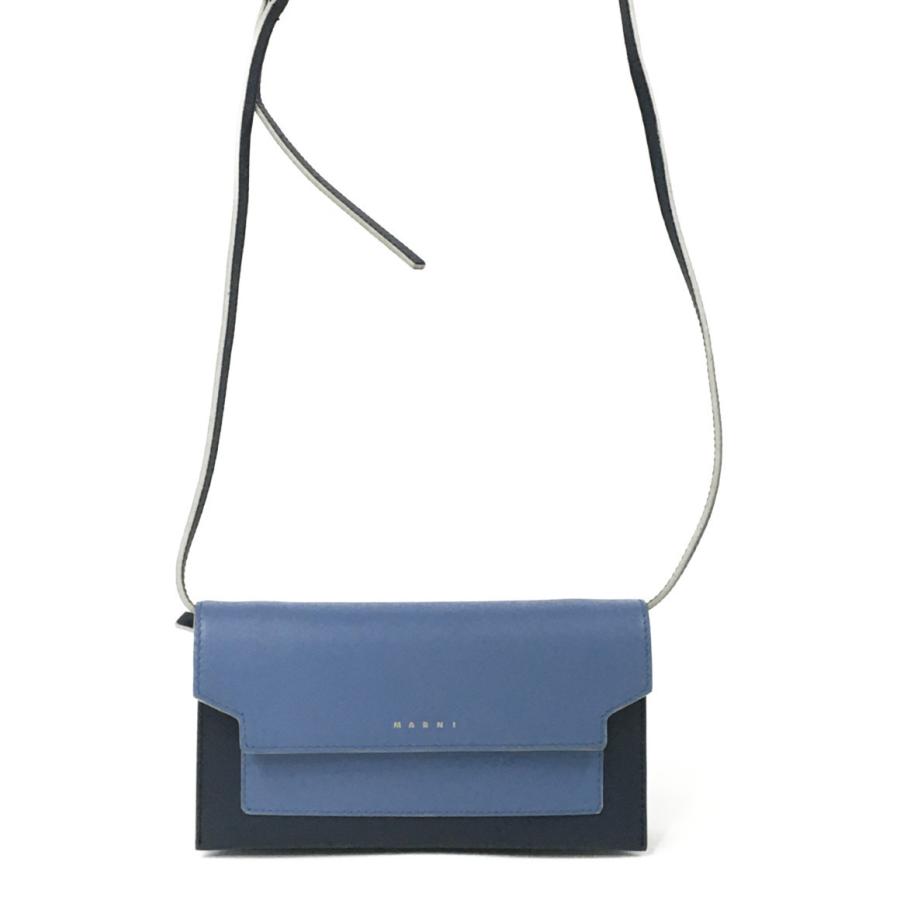MARNI 美品 マルニ ショルダーウォレット 長財布 レディース 中古 