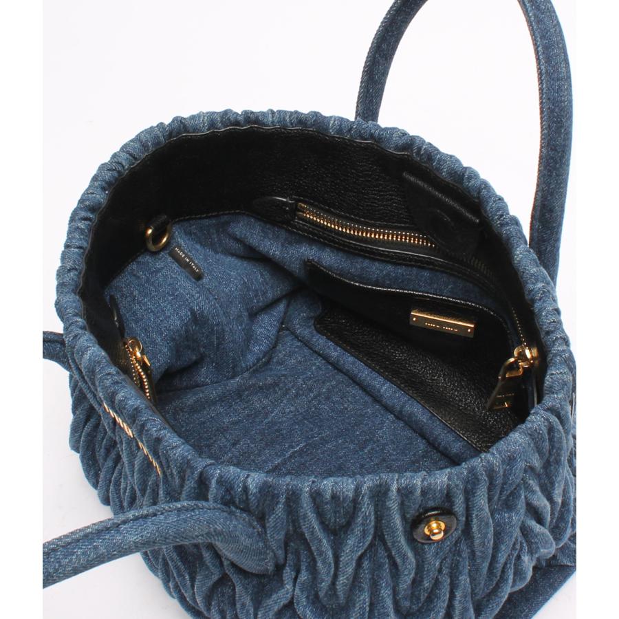 miu miu デニムマテラッセ ハンドバッグ miu miu（ミュウミュウ） 2way ハンド バッグ マテラッセ デニム