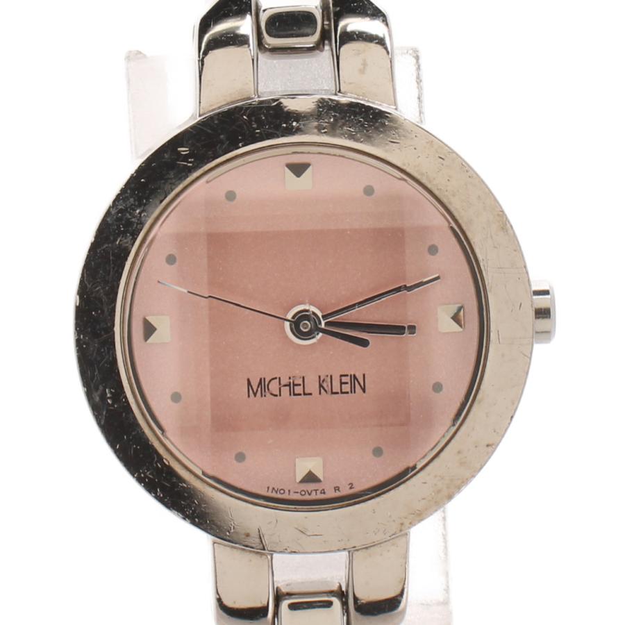 ミッシェルクラン 腕時計 1N01-0LB0 クオーツ ピンク レディース