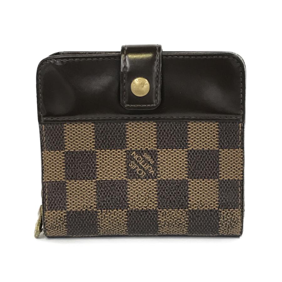ルイヴィトン 二つ折り財布 コンパクトジップ N ダミエ レディース Louis Vuitton 中古 Aol Hugall Fashion ハグオール 通販 Yahoo ショッピング