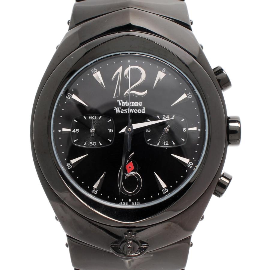 ヴィヴィアン アーマー 時計 黒 VW-2348