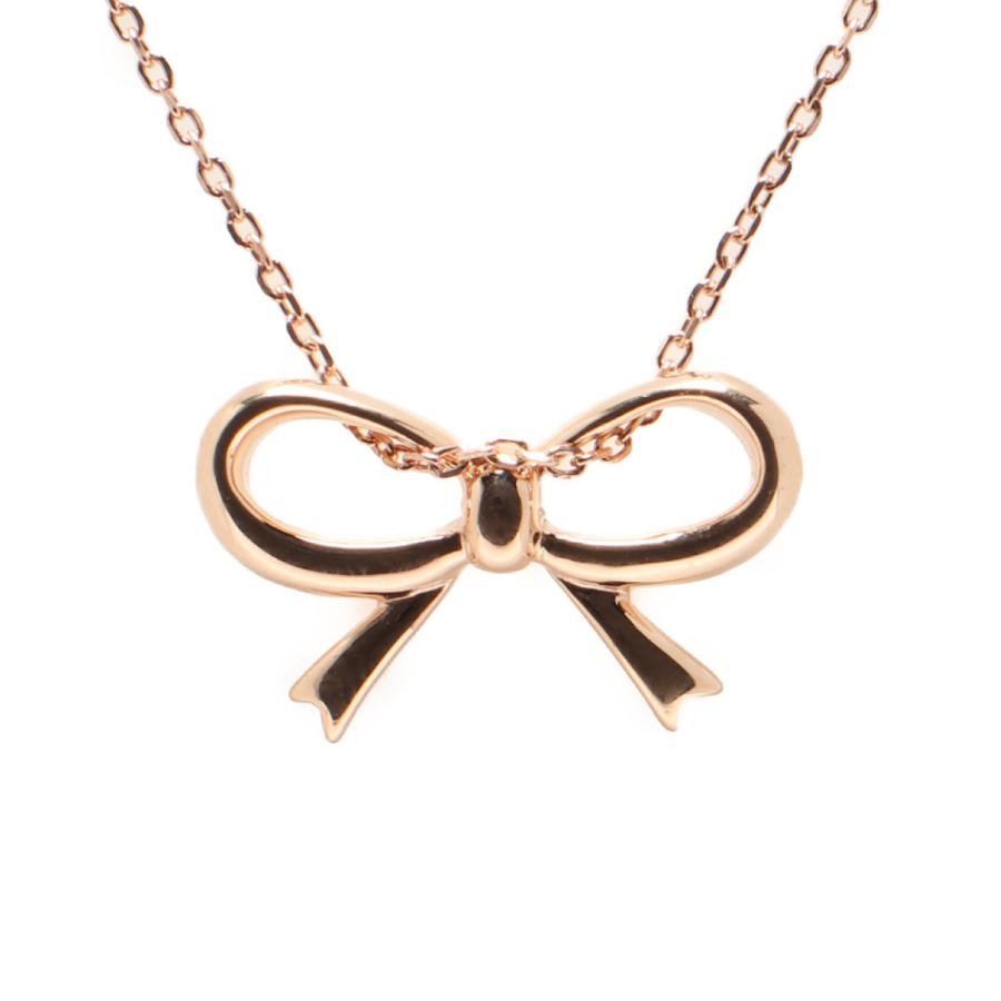 洗濯機可 ノジェス NOJESS ネックレス K10 リボンモチーフ - ネックレス