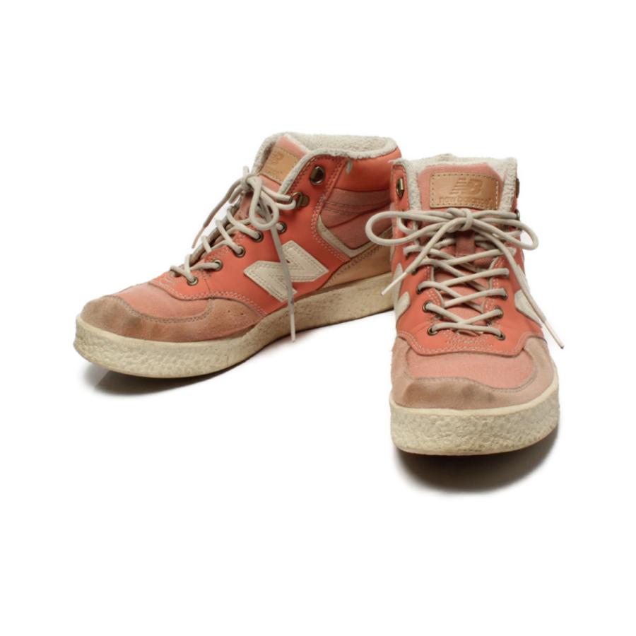 ニューバランス ハイカットスニーカー シンセティックレザー テキスタイル スエード レザー Wrc574bt レディース Size 23 5 M New Balance 中古 Aol Hugall Fashion ハグオール 通販 Yahoo ショッピング