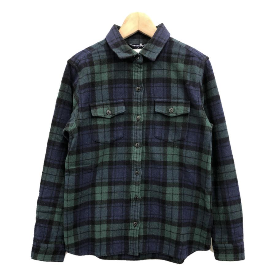 THE NORTH FACE 長袖シャツ レディースM チェック 綿麻 リネン ノースフェイス THE NORTH FACE レディース長袖シャツ Mサイズ