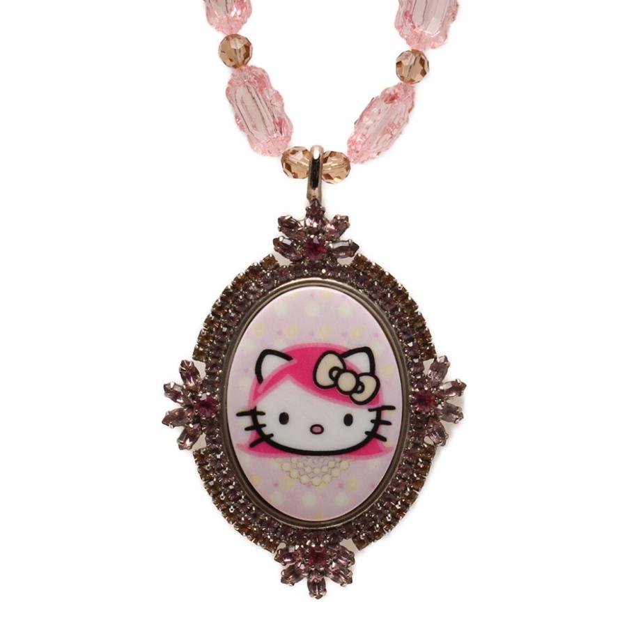 TARINA TARANTINO ピンクヘッドキティ ネックレス ハローキティ