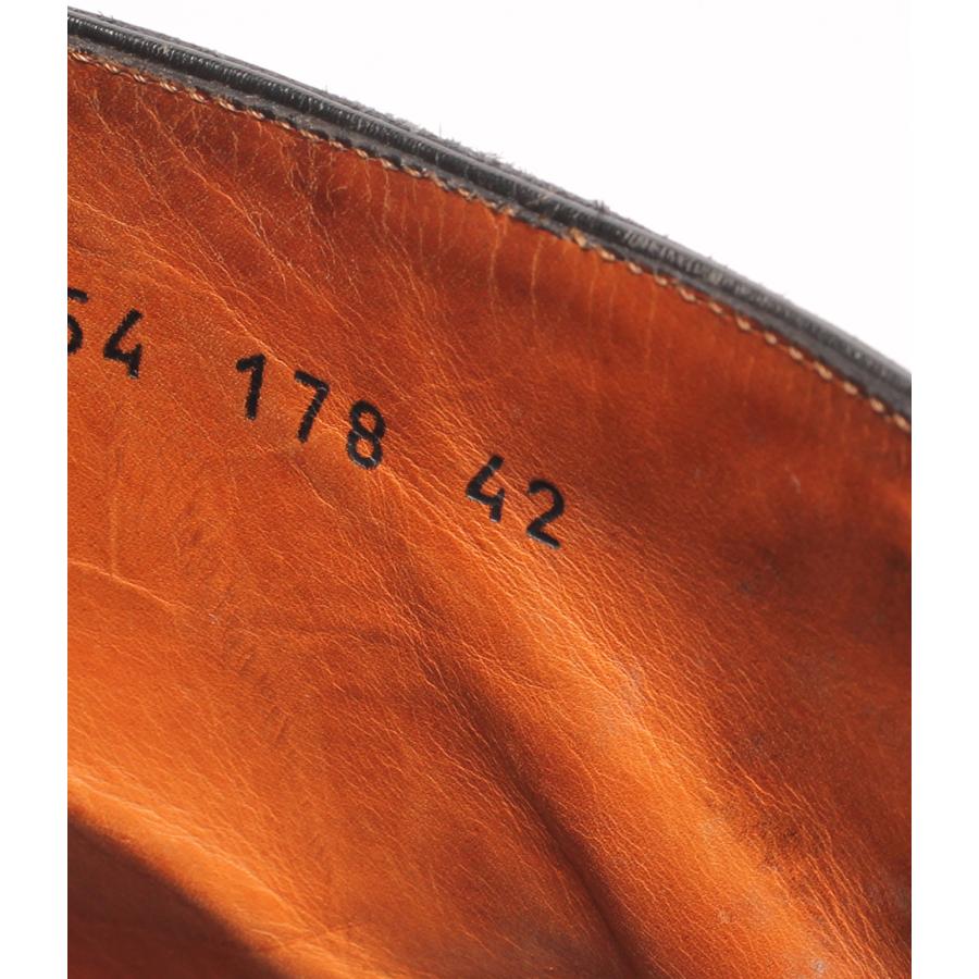 セリーヌ モンクストラップブーツ ストレートチップ メダリオン