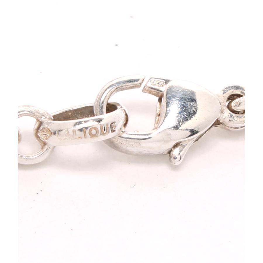 美品 ラリック レザーブレスレット LALIQUE