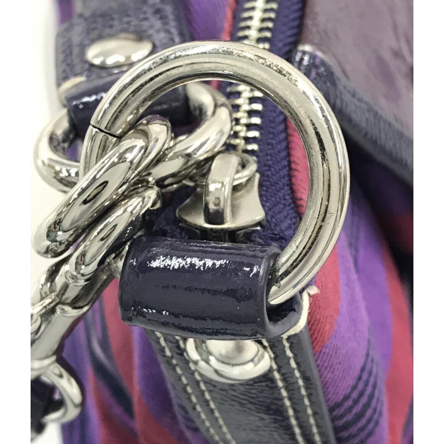 コーチ 2WAY ショルダーバッグ ハンドバッグ チェック柄 15885