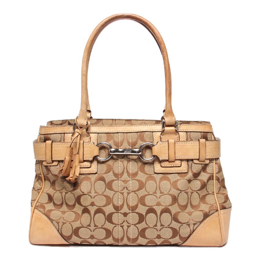 COACH コーチハンドバッグチャーム袋シグネチャー10246