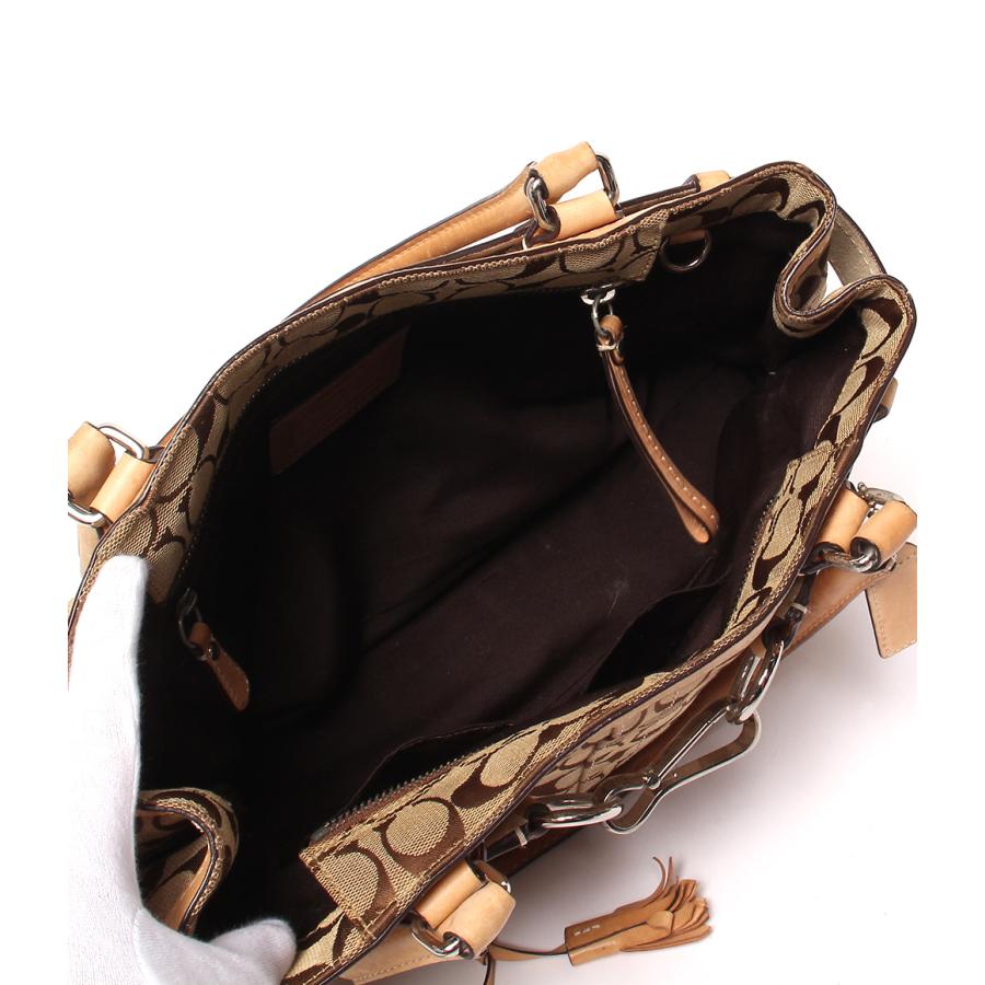 COACH コーチ　ハンドバッグ　チャーム　袋　　シグネチャー　10246 COACH コーチ ハンドバッグ チャーム 袋 シグネチャー 10246