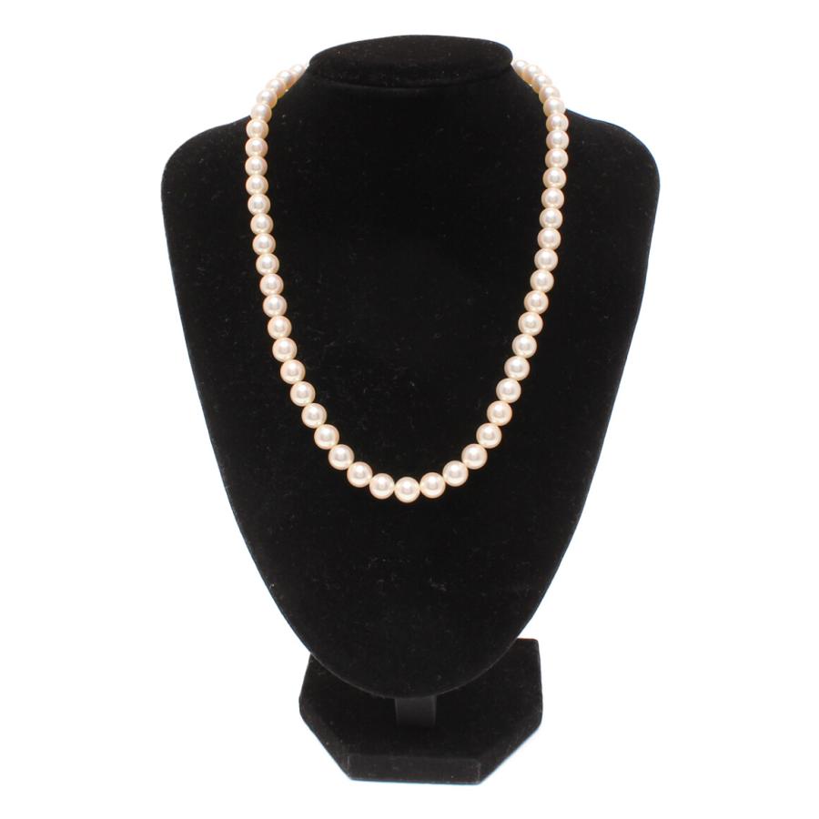 美品 ミキモト ネックレス K14WG パール7.5-8.0mm レディース MIKIMOTO  