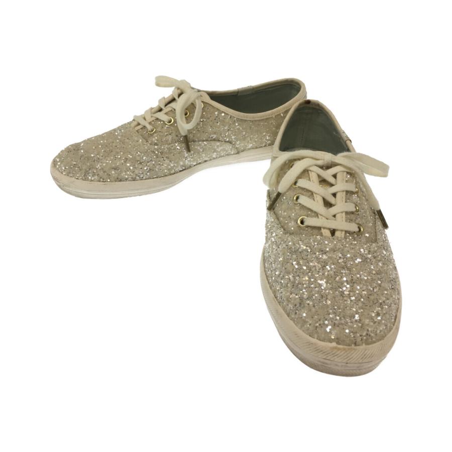 ケイトスペード ローカットスニーカー kedsコラボ CHAMPION KS GLITTER WF53272 レディース SIZE US7.5