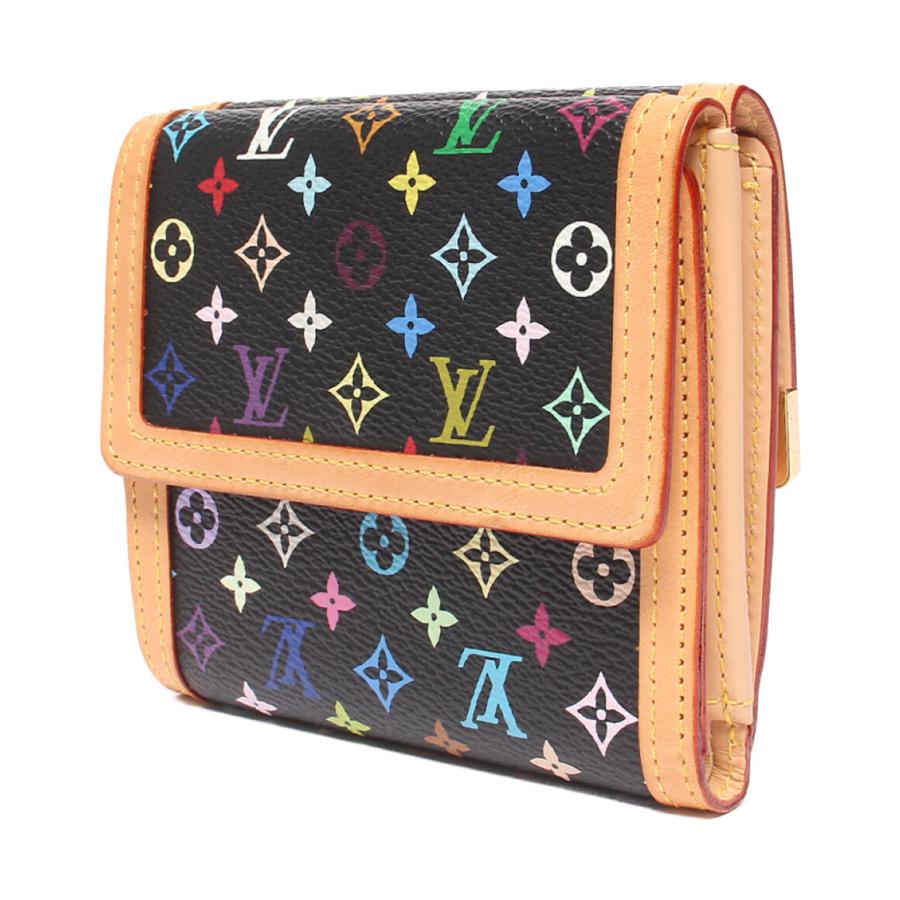 ルイヴィトン Wホック二つ折り財布 ポルトモネ ビエカルトクレディ  