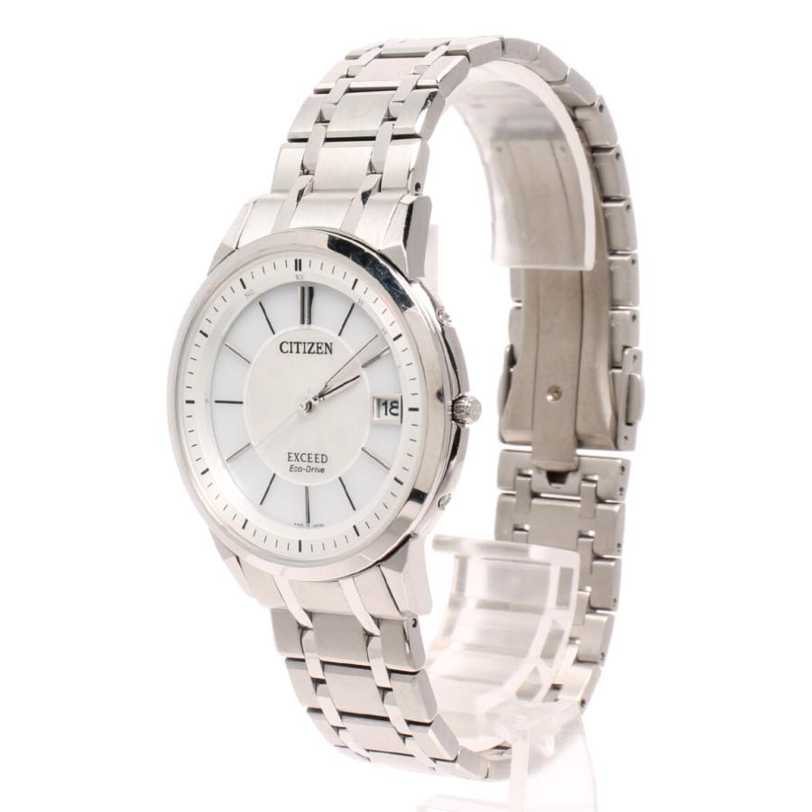 シチズン 腕時計 ECO-DRIVE H113-T016189 EXCEED ソーラー ホワイト 