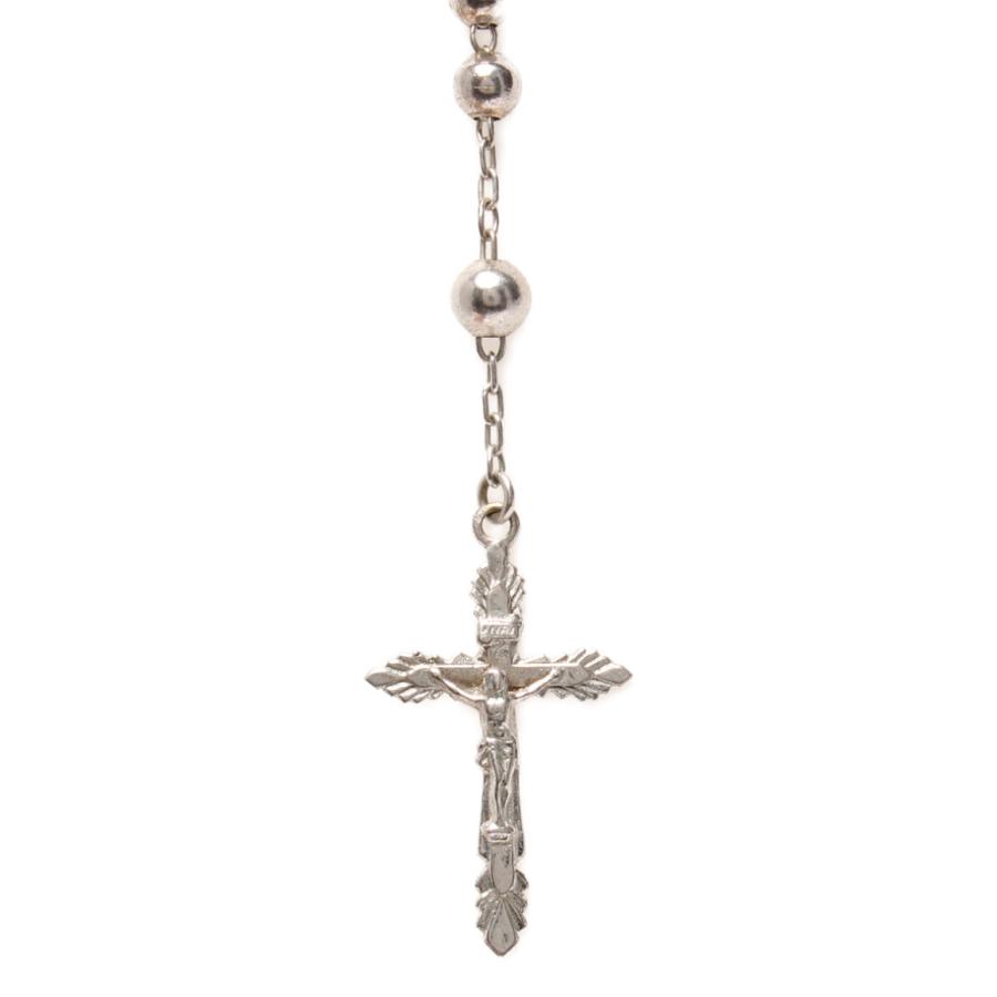 ドルチェアンドガッバーナ ネックレス ロザリオ クロス レザー BJ0224  