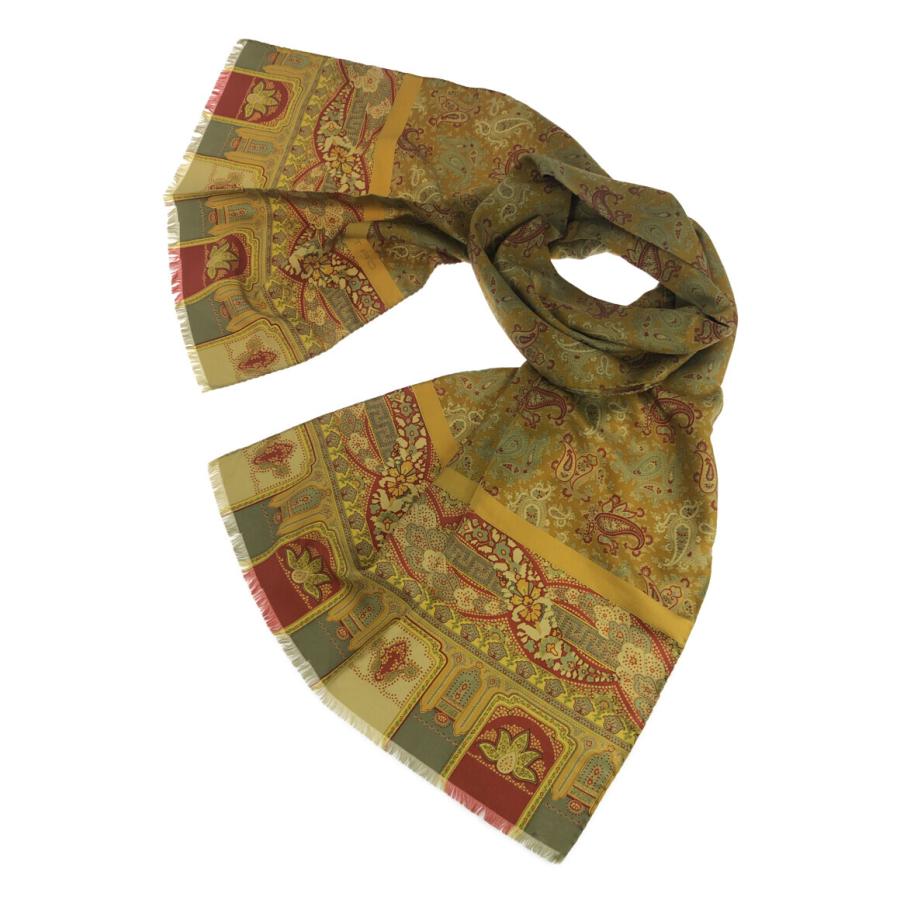 メーカー直送】 ETRO エトロ ストール ペイズリー柄 シルク100