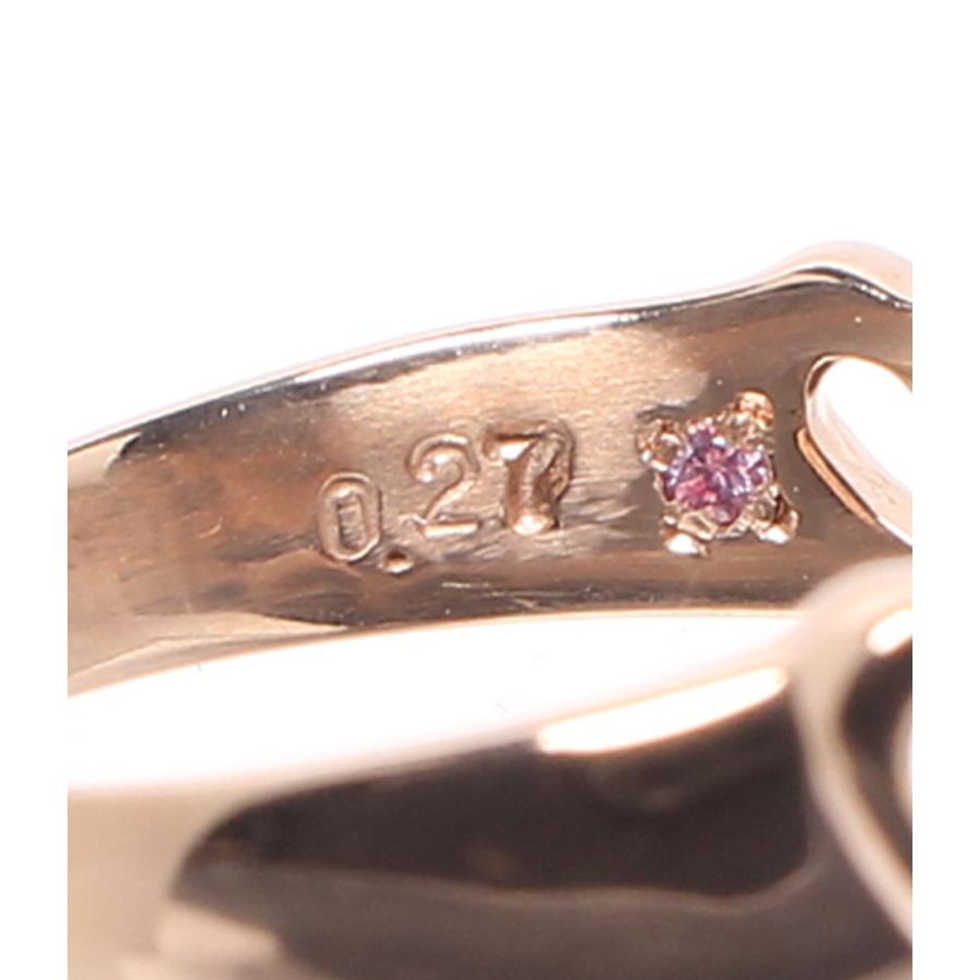 美品 サマンサティアラ リング 指輪 K18 ダイヤ ハート レディース  