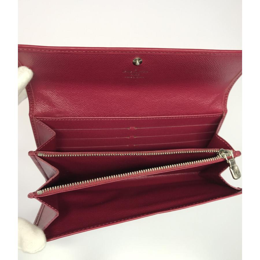 ルイヴィトン 長財布 ポルトフォイユ サラ M60317 エピ フューシャ  