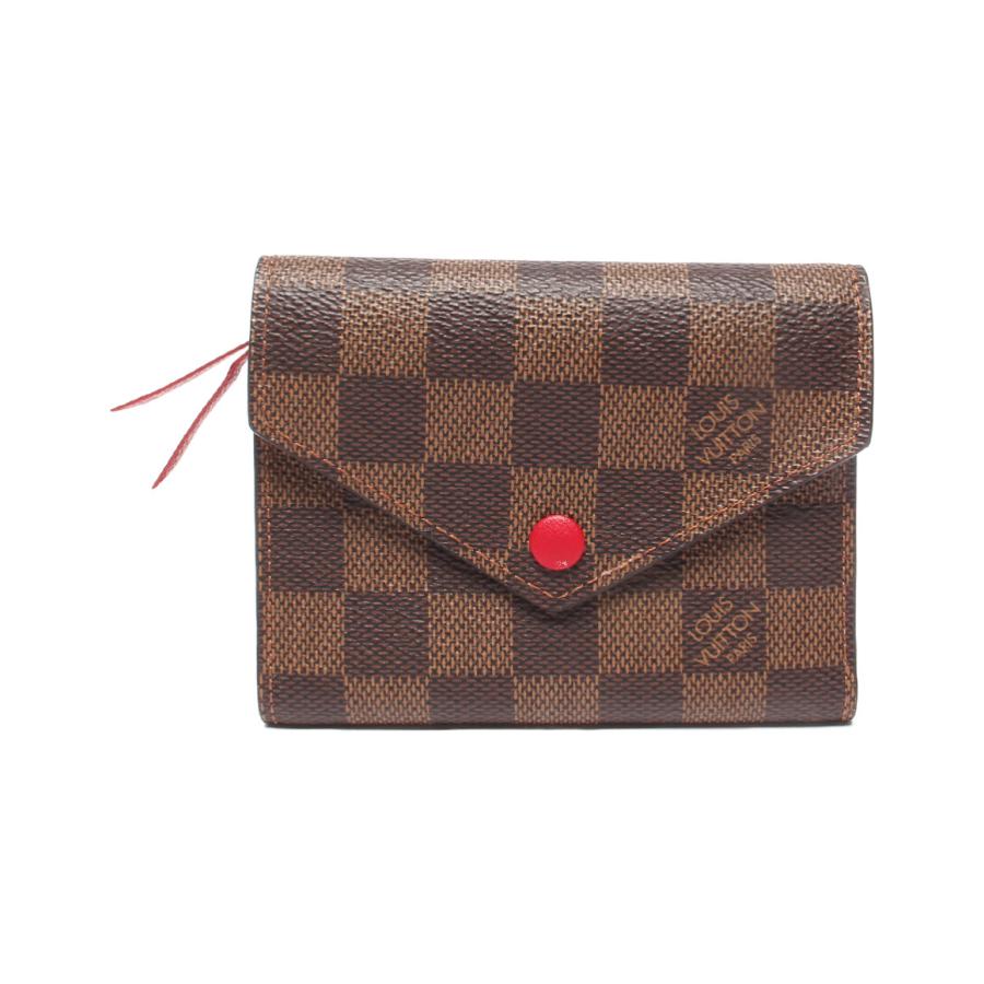 ルイヴィトン 三つ折り財布 ポルトフォイユ ヴィクトリーヌ  